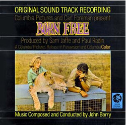 John Barry Original Sound Track Born Free Vinyl LP USED