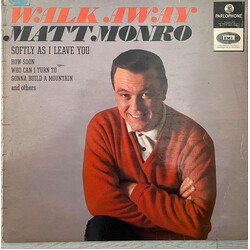 Matt Monro Walk Away Vinyl LP USED