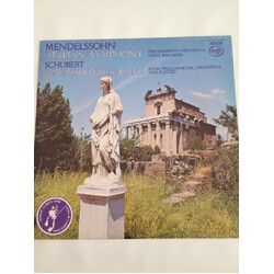 Felix Mendelssohn-Bartholdy / Franz Schubert Unfinished Symphony Vinyl LP USED