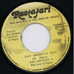 Ras Michael & The Sons Of Negus Run Agressor Run USED VINYL 7INCH 45 RPM