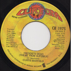 Curtis Mayfield Freddie's Dead (Theme From Superfly) USED VINYL 7INCH 45 RPM SINGLE