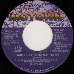 Rockwell Somebody's Watching Me USED VINYL 7INCH 45 RPM SINGLE