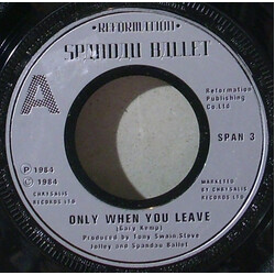 Spandau Ballet Only When You Leave USED VINYL 7INCH 45 RPM SINGLE JUKEBOX