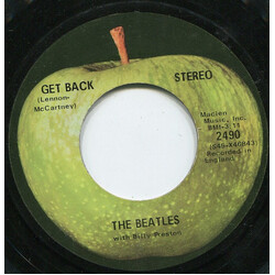 The Beatles / Billy Preston Get Back VINYL 7" USED