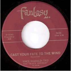 Vince Guaraldi Trio Cast Your Fate To The Wind / Samba De Orpheus VINYL 7" USED