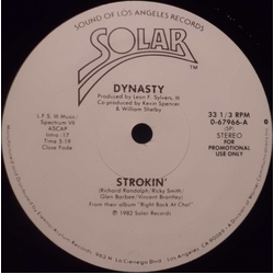 Dynasty Strokin' / A Man In Love Vinyl 12" USED