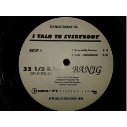 Banig I Talk To Everybody (Dance Remix '94) USED VINYL 12INCH 33 S RPM