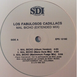 Los Fabulosos Cadillacs Mal Bicho USED VINYL 12INCH SINGLE PROMO