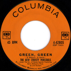 The New Christy Minstrels Green, Green USED VINYL 7INCH SINGLE 45 RPM