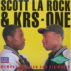 DJ Scott La Rock / KRS-One Memory Of A Man And His Music Vinyl 2 LP USED
