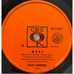 Steve Lawrence (2) More USED VINYL 7INCH 45 RPM SINGLE