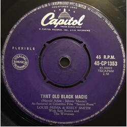 Louis Prima & Keely Smith / Sam Butera And The Witnesses That Old Black Magic USED VINYL 7INCH 45 RPM SINGLE