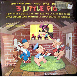Sterling Holloway / Tutti Camarata 3 Little Pigs Vinyl LP USED