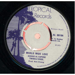 Dennis Alcapone / Twinkle Brothers / Carl Masters World Wide Love / Gable Up USED VINYL 7INCH 45 RPM SINGLE