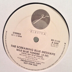 The Screaming Blue Messiahs Wild Blue Yonder USED VINYL 12INCH PROMO SINGLE 33 S RPM