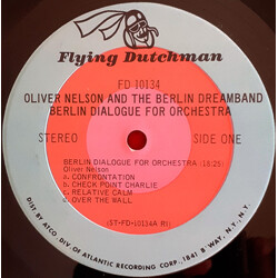 Oliver Nelson And The "Berlin Dreamband" Berlin Dialogue For Orchestra Vinyl LP USED