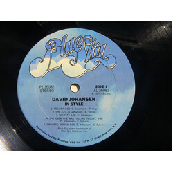 David Johansen In Style Vinyl LP USED