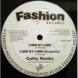 Cutty Ranks Limb By Limb USED VINYL 12INCH 45 RPM