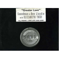 Soundman / Don Lloydie / Elisabeth Troy Greater Love VINYL 12" USED