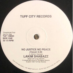 Lakim Shabazz No Justice No Peace Vinyl 12" USED