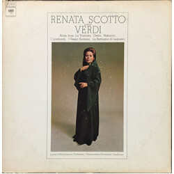 Renata Scotto / Giuseppe Verdi Renata Scotto Sings Verdi Vinyl LP USED