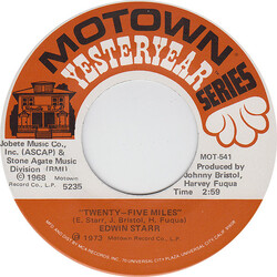 Edwin Starr Twenty-Five Miles USED VINYL 7INCH 45 RPM MISPRINT