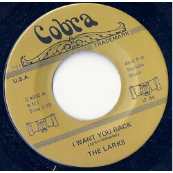 The Larks / The Masqueraders I Want You Back / I'm Just An Average Guy USED VINYL 7INCH 45 RPM SINGLE