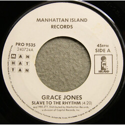 Grace Jones Slave To The Rhythm USED VINYL 7INCH 45 RPM SINGLE PROMO