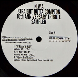 N.W.A. Straight Outta Compton - 10th Anniversary Tribute Sampler USED VINYL 12INCH PROMO