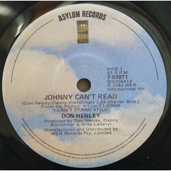 Don Henley Johnny Can't Read USED VINYL 7INCH 45 RPM SINGLE