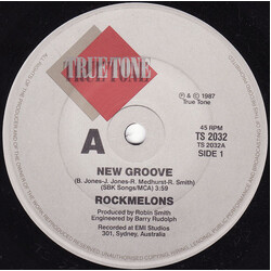 The Rockmelons New Groove USED VINYL 7INCH 45 RPM SINGLE