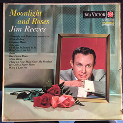 Jim Reeves Moonlight And Roses Vinyl LP USED