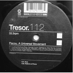 Pacou A Universal Movement VINYL 12" USED