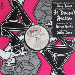 Shay Jones It Doesn't Matter USED VINYL 12INCH 33 S RPM