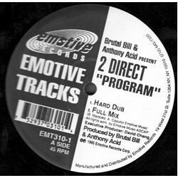 Brutal Bill / Anthony Acid / 2 Direct Program USED VINYL 12INCH 45 RPM