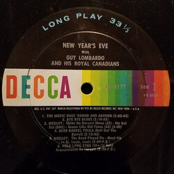 Guy Lombardo And His Royal Canadians New Year's Eve Vinyl LP USED