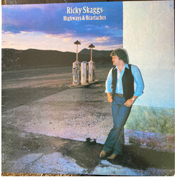Ricky Skaggs Highways & Heartaches Vinyl LP USED