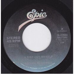 Ronnie McDowell I Just Cut Myself USED VINYL 7INCH 45 RPM STYRENE