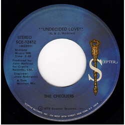 The Chequers Undecided Love VINYL 7" USED