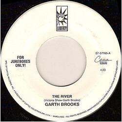 Garth Brooks The River USED VINYL 7INCH 45 RPM SINGLE JUKEBOX