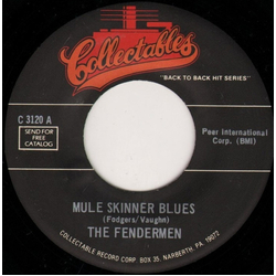 The Fendermen / Chris Montez Mule Skinner Blues / Let's Dance Vinyl 7" USED