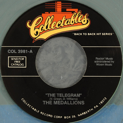 The Medallions The Telegram Vinyl 7" USED