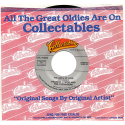 Frankie Lymon & The Teenagers The ABC's Of Love Vinyl 7" USED