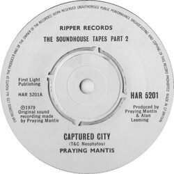 Praying Mantis (3) The Soundhouse Tapes Part 2 USED VINYL 7INCH SINGLE