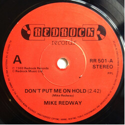 Mike Redway Don't Put Me On Hold USED VINYL 7INCH 45 RPM