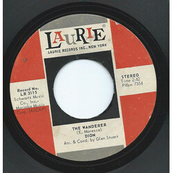 Dion (3) The Wanderer / The Majestic USED VINYL 7INCH 45 RPM SINGLE STYRENE