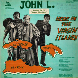 John L. Nichols Here In The Virgin Islands Vinyl LP USED