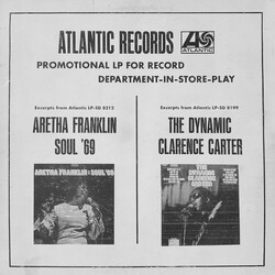 Aretha Franklin / Clarence Carter Promotional LP For Record Department-In-Store-Play Vinyl LP USED