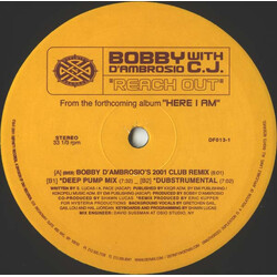 Bobby D'Ambrosio / C.J. Reach Out VINYL 12" USED