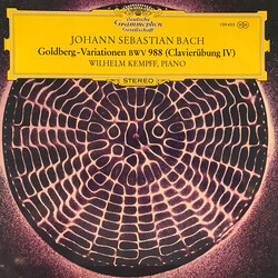 Johann Sebastian Bach / Wilhelm Kempff Goldberg-Variationen BWV 988 (Clavierübung IV) Vinyl LP USED